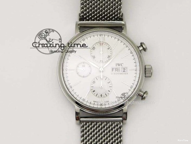 MIROTIME 0725 Pilot Chrono RG 3878 V6F Best Edition Gray Dial On Brown Leather Strap A Contemporary 7254